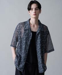 シャツ BROWNY/「25年春夏新作」メッシュパターンオープンカラーシャツ メンズ レディース｜ZOZOTOWN Yahoo!店