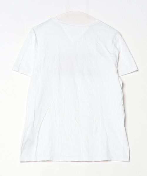 「TOMMY JEANS」 半袖Tシャツ M ホワイト メンズ