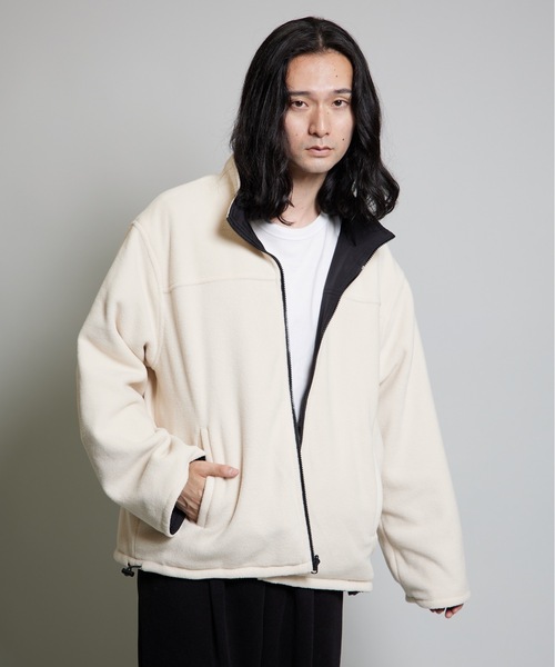 MandO（エムオー） ブルゾン アウター 2WAYナイロンテック×フリース