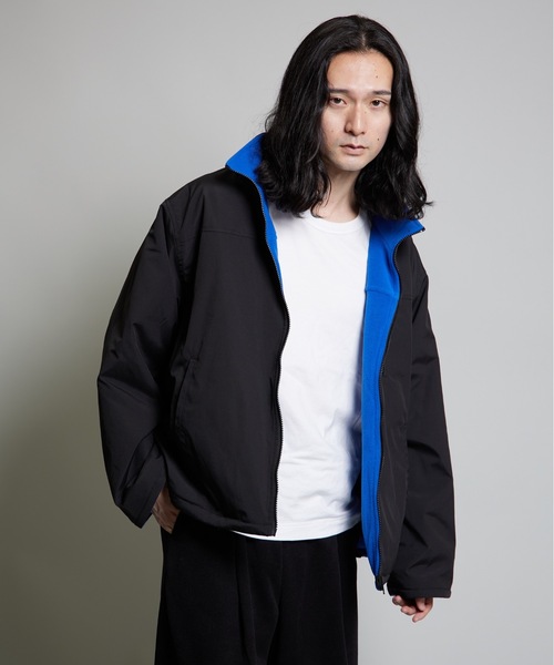 MandO（エムオー） ブルゾン アウター 2WAYナイロンテック×フリース