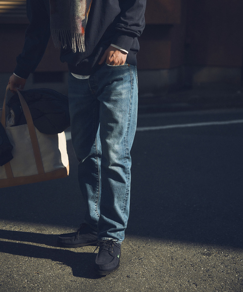 Levi's 「Levi's」 ダメージ加工デニムパンツ 28 ダークブルー