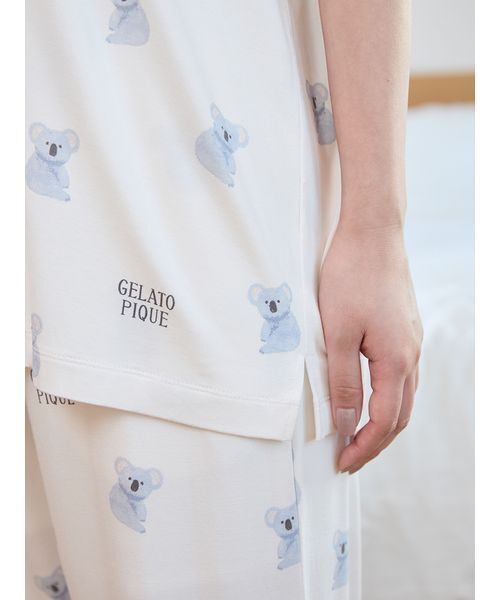 新品　GELATO PIQUE コアラ刺繍 ルームウェアセット コアラ ワンピース ルームウェア｜ジェラートピケ / gelato