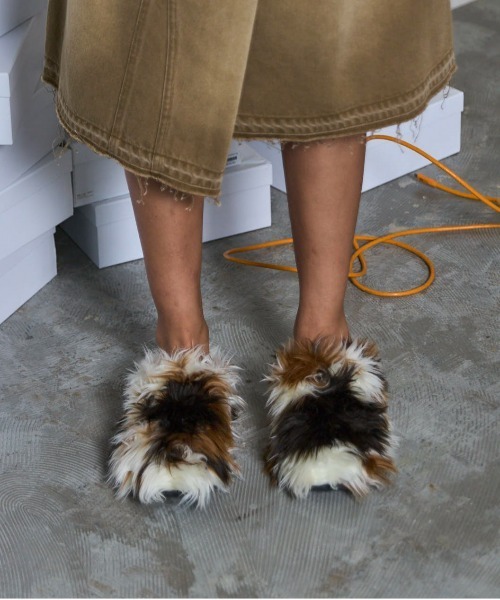 MAISON SPECIAL（メゾンスペシャル） ブーツ Multi Fabric Sabot Shoes