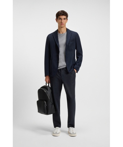 BOSS（HUGO BOSS） パンツ テーパードフィットパンツ ブラッシュド