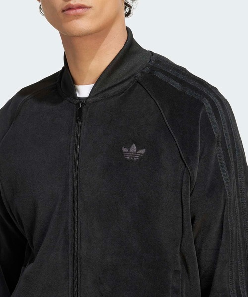 adidas ジャージ SST アディカラー ベロア トラックトップ