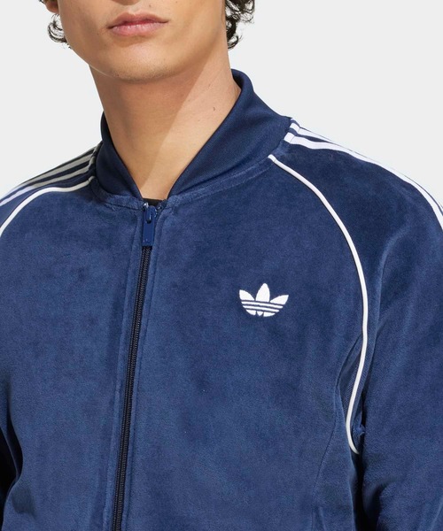 adidas（アディダス） ジャージ SST アディカラー ベロア トラック