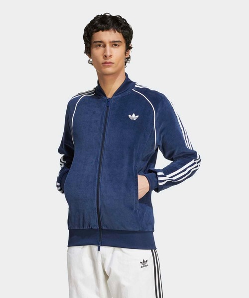 adidas（アディダス） ジャージ SST アディカラー ベロア トラック