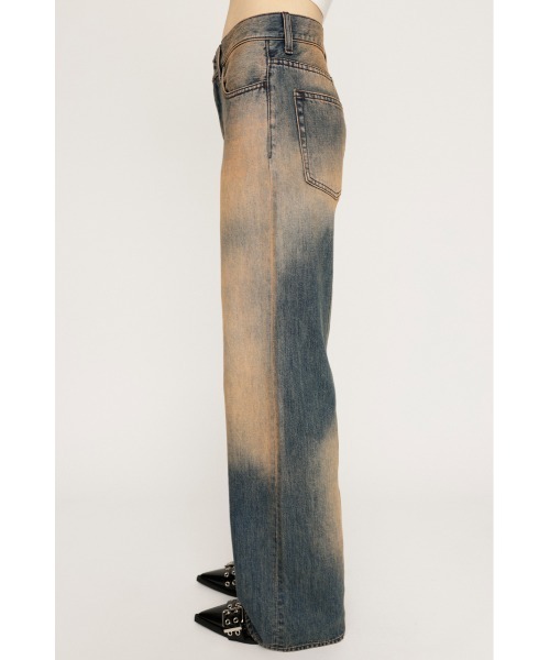 「SLY」 加工デニムパンツ 2 ブルー レディース_画像8