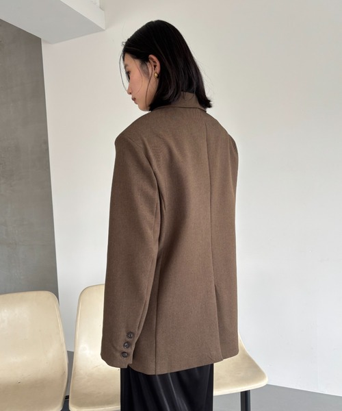 【FUULLY STUDIO】 2WAYボクシーテーラードジャケット FUULLY STUDIO ジャケット テーラードジャケット 2WAYボクシー