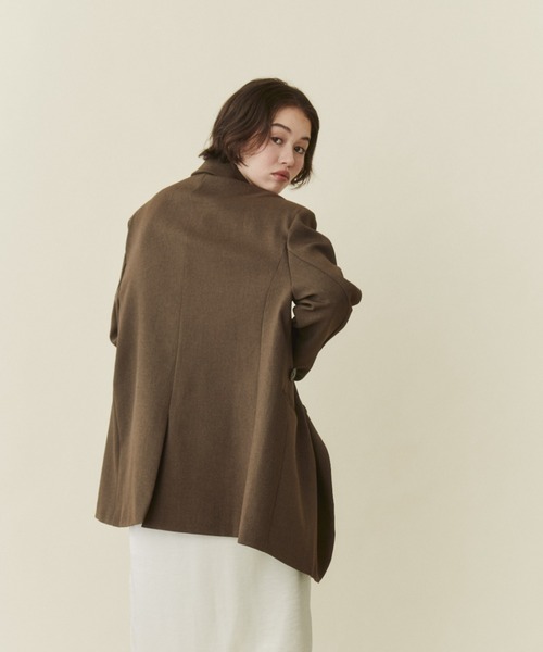 FUULLY STUDIO ジャケット テーラードジャケット 2WAYボクシー