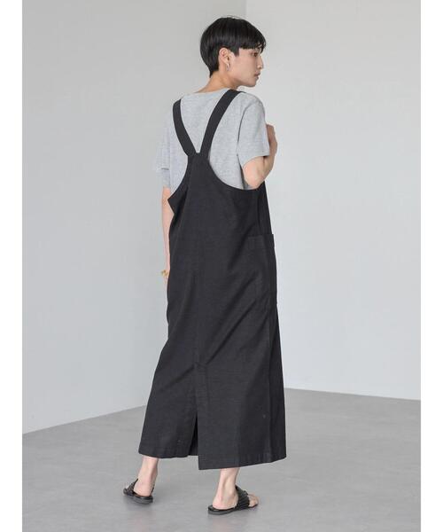 「AMERICAN HOLIC」 サロペットスカート L ブラック レディース_画像4