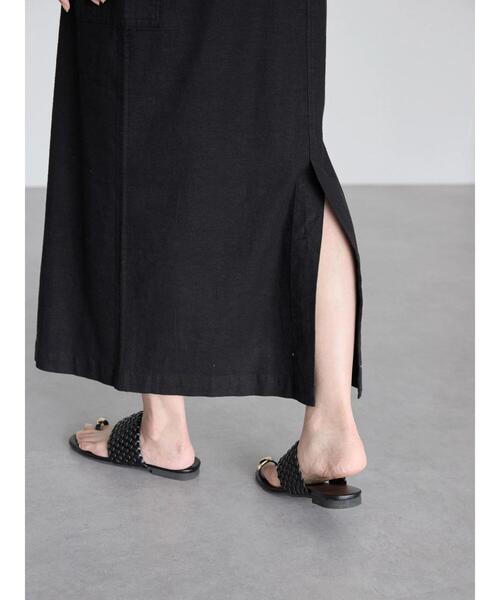 「AMERICAN HOLIC」 サロペットスカート L ブラック レディース_画像6