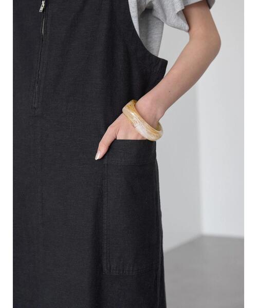 「AMERICAN HOLIC」 サロペットスカート L ブラック レディース_画像7