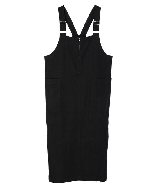 「AMERICAN HOLIC」 サロペットスカート L ブラック レディース_画像8