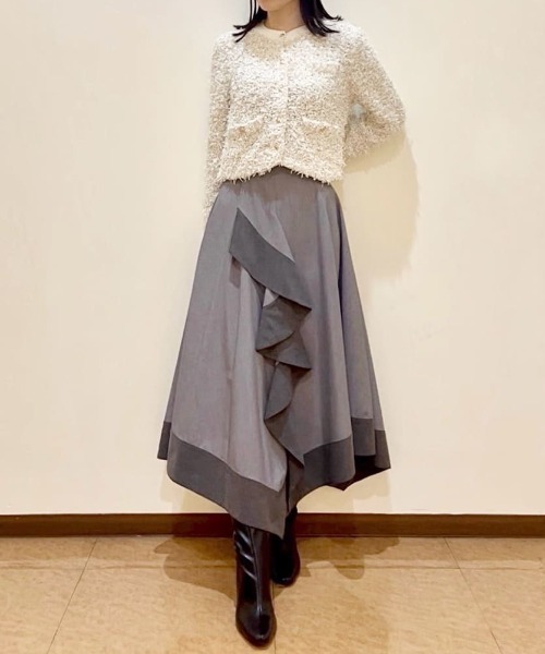 新作新品タグ付き　スナイデル♡ ハンカチヘムスカート ハンカチヘムスカート(ロングスカート)｜スカート｜SNIDEL(スナイデル