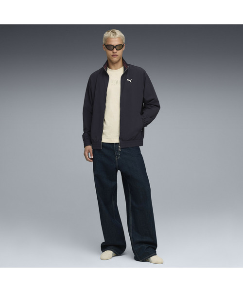 PUMA メンズジャケット 新品未使用 サイズ 【ＸＬ】ネイビー/グレー PUMA（プーマ） ブルゾン アウター ユニセックス プレミアム ESS