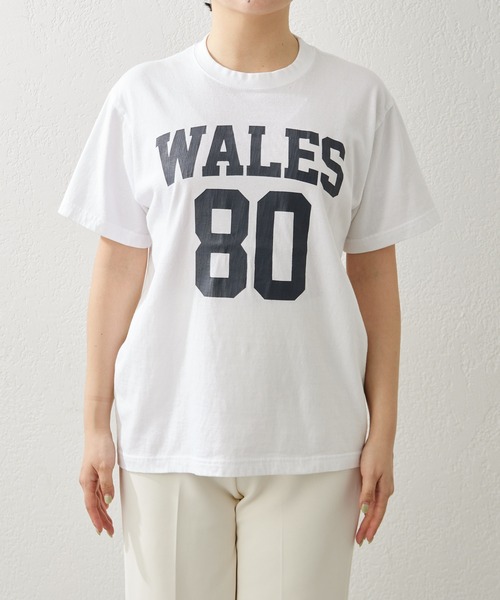 「Whim Gazette」 半袖Tシャツ FREE サックスブルー レディース_画像2
