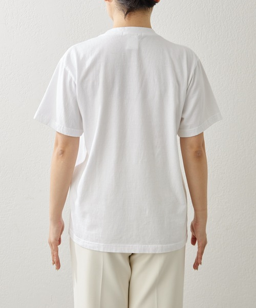 「Whim Gazette」 半袖Tシャツ FREE サックスブルー レディース_画像4