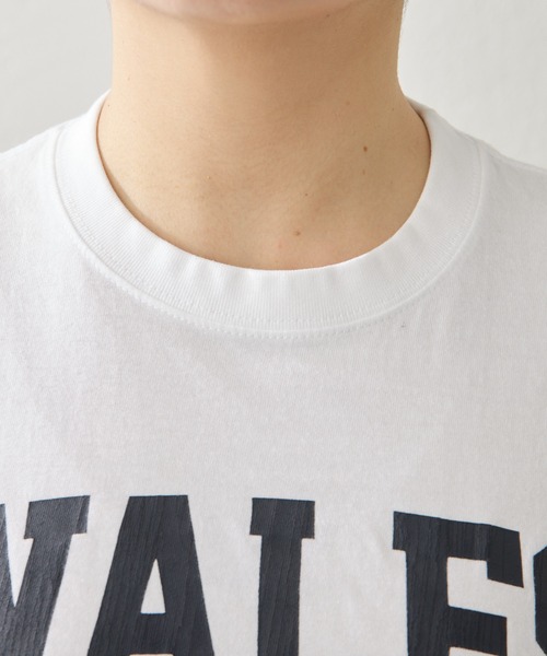 「Whim Gazette」 半袖Tシャツ FREE サックスブルー レディース_画像5