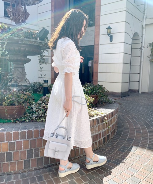 「OLIVE des OLIVE」 半袖ワンピース FREE ブラック レディース_画像2