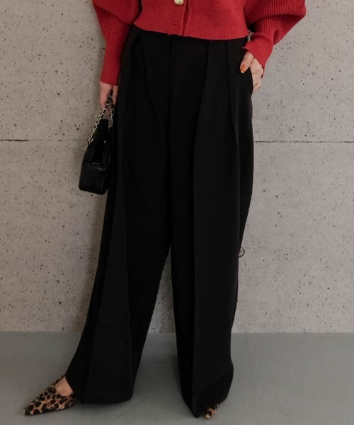 パンツ タックワイドパンツ レディース : ZOZOTOWN Yahoo!店 - 通販