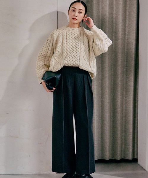 パンツ タックワイドパンツ レディース : ZOZOTOWN Yahoo!店 - 通販