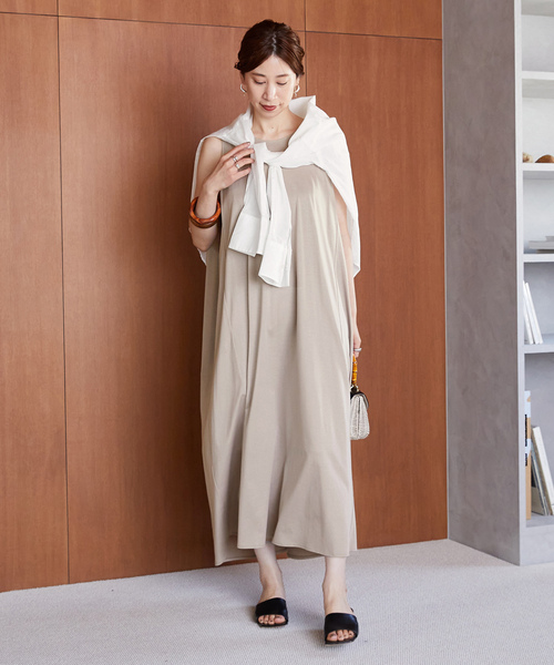 VERMEIL par iena（ヴェルメイユパーイエナ） ノースリーブワンピース