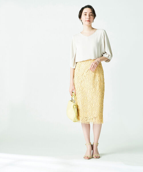 「NOLLEY'S Sophi」 半袖ブラウス 38 ベビーピンク レディース_画像7