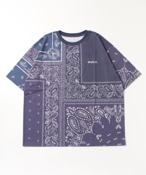 「RVCA」 半袖Tシャツ X-LARGE ブラック×ブラック メンズ_画像2