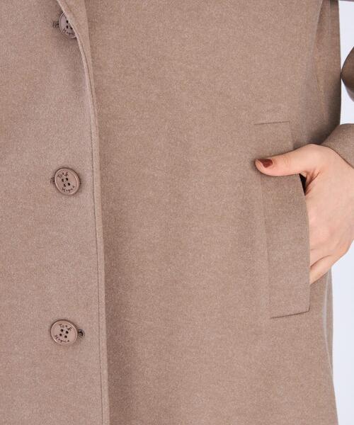 アニエスベー agnes b. ロングチェスターコート ウール 日本製 To b. by agnes コート チェスターコート ウールライクロングコート