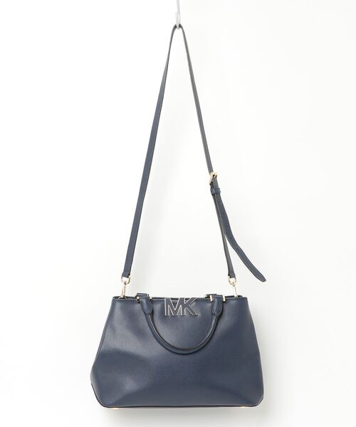 MICHAEL KORS（マイケルコース） ワンポイント2WAYバッグ - ネイビー