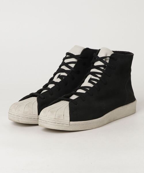 Y-3 「Y-3」 ハイカットスニーカー 27.0cm ブラック×ホワイト メンズ