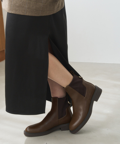 LE TALON（ル タロン） ブーツ モールドストレッチショートブーツ