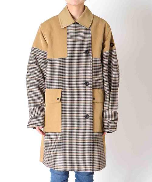 blanc basque（ブランバスク） コート アウター バレンシアチェック柄