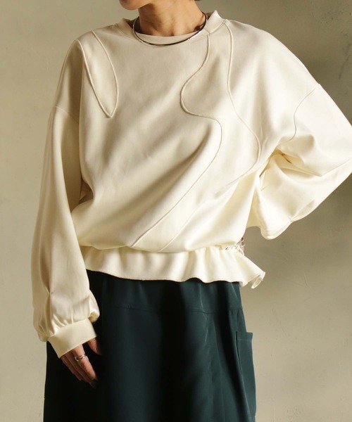 BITTOKO（ビットコ） tシャツ スソドロスト変形プルオーバー