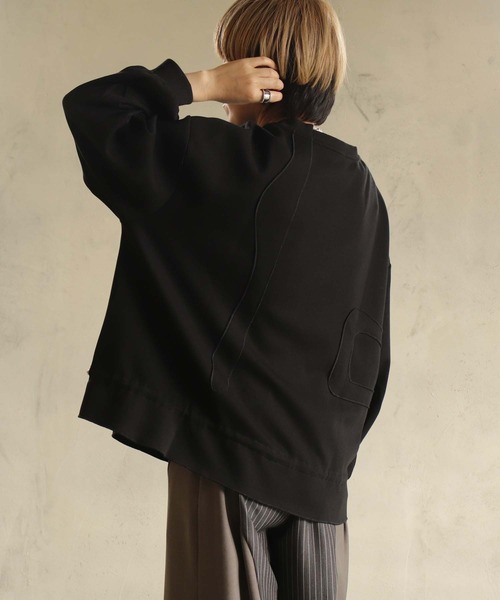 BITTOKO（ビットコ） tシャツ スソドロスト変形プルオーバー