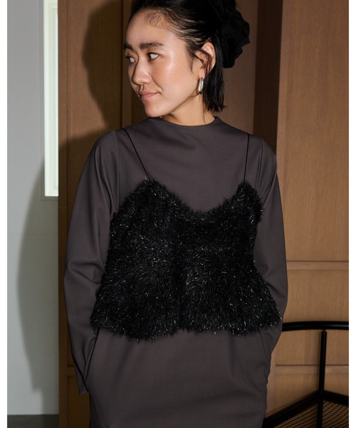 emmi ワンピース 「限定カラーあり」「金子綾 for emmi」ハイネック