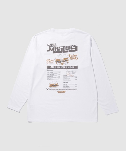 tシャツ T-GRAPHICS フードメニュー長袖Tシャツ メンズ レディース