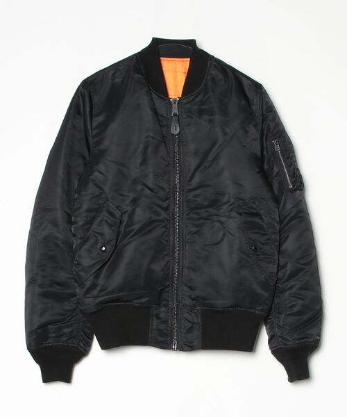 フランダースALPHA INDUSTRIES ボアジャケット ブルゾン　M Alpha Industries（アルファ・インダストリーズ） ブルゾン M ブラック