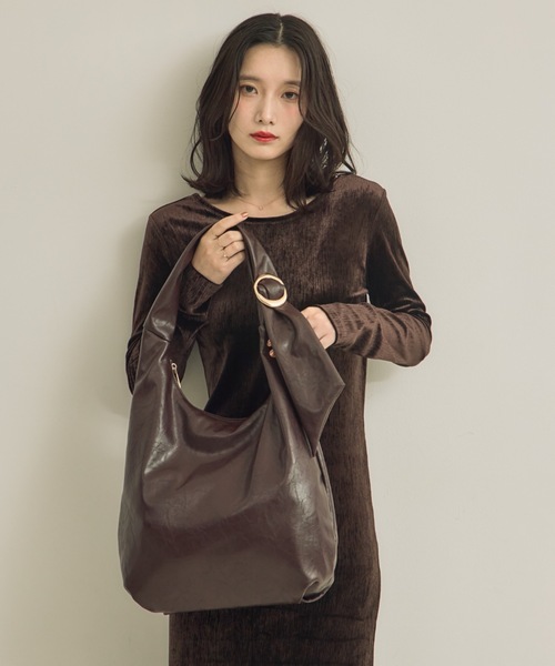 NEUNA（ヌナ） ショルダーバッグ バッグ ワンハンドル2wayメタルバッグ