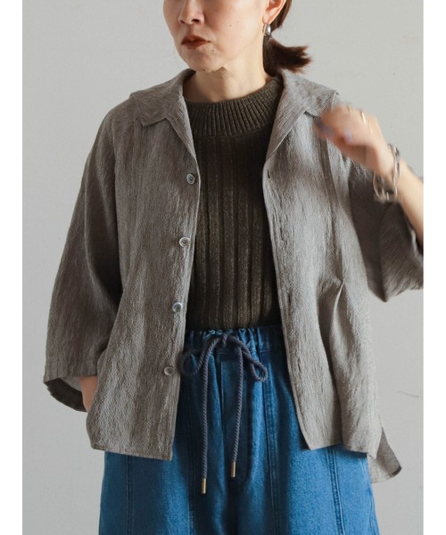 「FIL DE FER」 ニットベスト FREE ライトグレー レディース_画像3