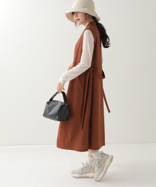 「RAY CASSIN」 ノースリーブワンピース FREE ベージュ レディース_画像5