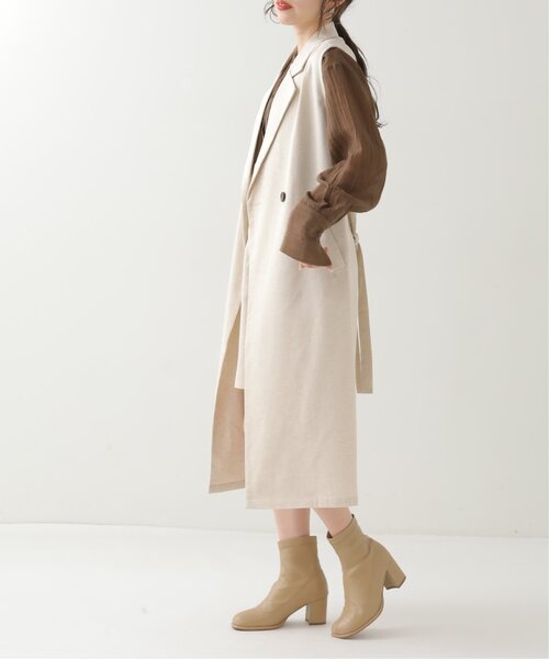 「RAY CASSIN」 ノースリーブワンピース FREE ベージュ レディース_画像7