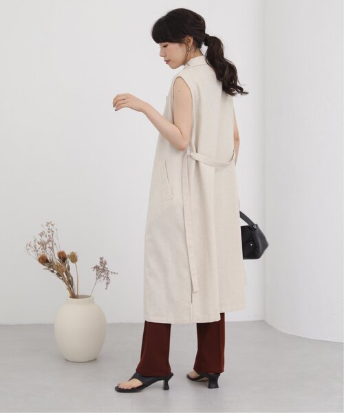 「RAY CASSIN」 ノースリーブワンピース FREE ベージュ レディース_画像8