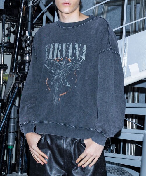 莉乃様分　新品未使用 BAL × monkey timeスウェット クルーネック NIRVANA（MAMMUT） トレーナー スウェット 「NIRVANA × monkey time