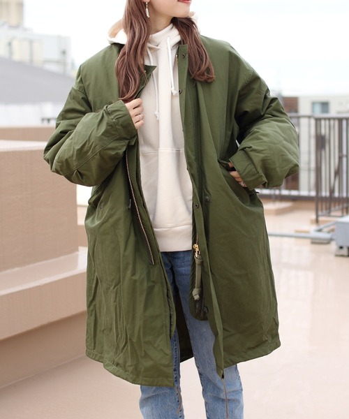 THE SHINZONE（ザ シンゾーン） モッズコート 34 カーキ レディース