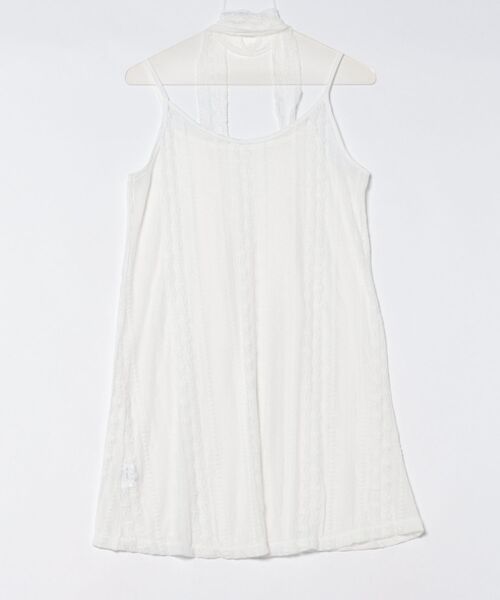 「almo」 キャミソールワンピース FREE ホワイト レディース_画像2