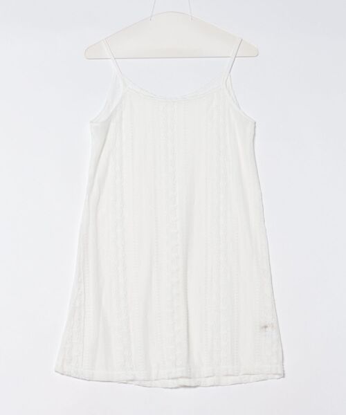「almo」 キャミソールワンピース FREE ホワイト レディース_画像3