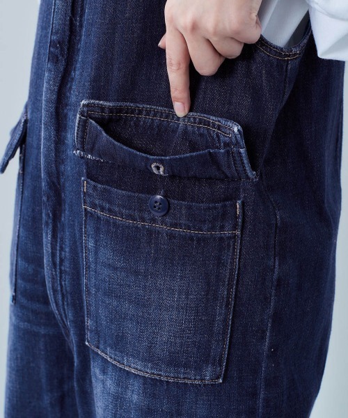 「cepo」 オーバーオール M オフホワイト レディース_画像7