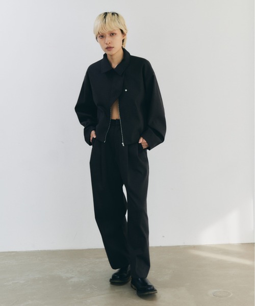 ジャケット・アウター Wool Zip Blouson Auralee Sponge Wool Twill Zip Blouson | Pale Green | Canoe Club